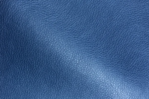 Blue Glossy Artificial Leather Texture