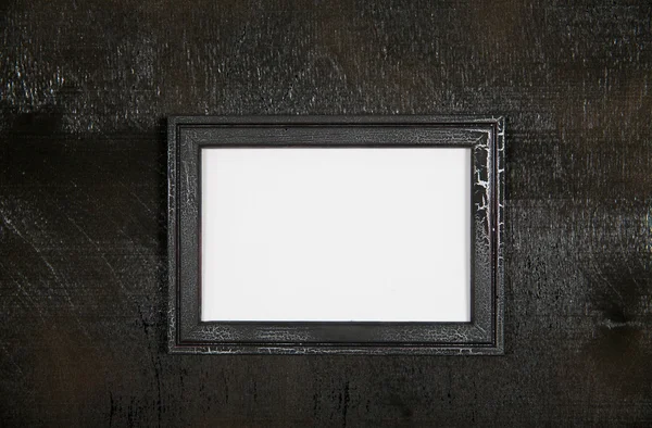 Black frame on a black background
