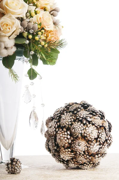 Flowers and cones ball