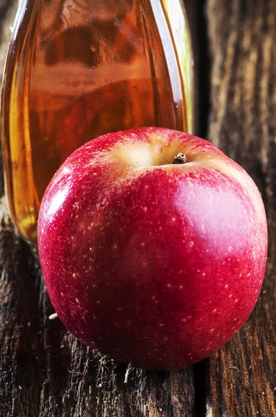 Bottle with apple vinegar