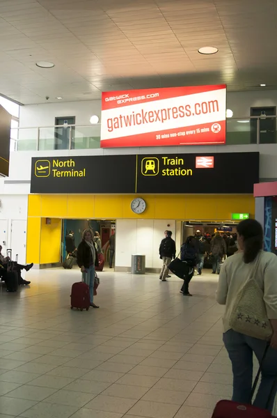 Train station and North Terminal at Gatwick