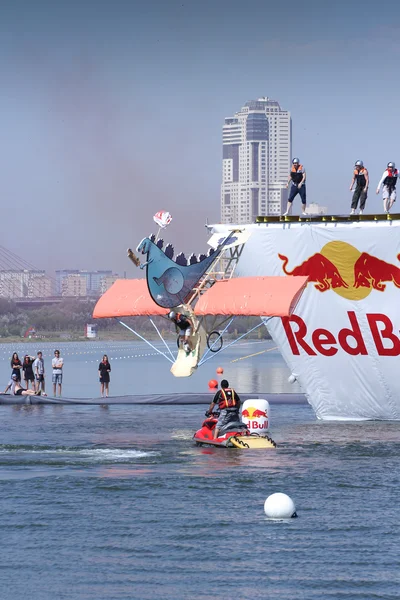 JUL 26, 2015 MOSCOW: Red bull flugtag day.