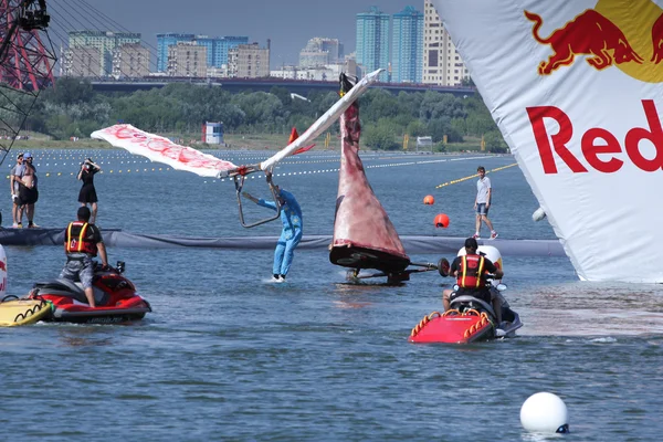 JUL 26, 2015 MOSCOW: Red bull flugtag day.