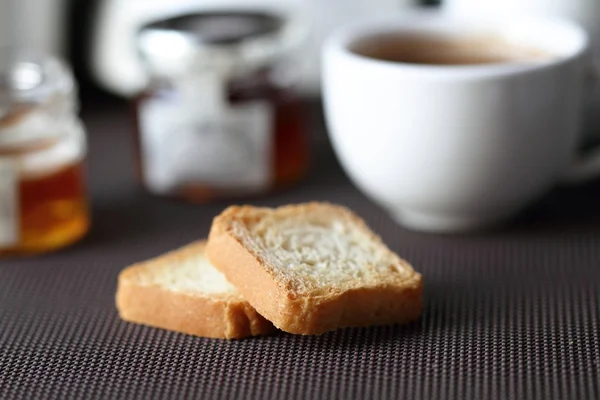 Coffee and toast