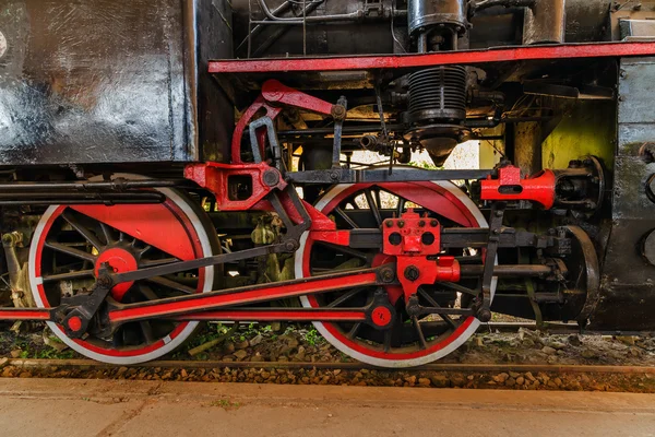 Steam Engine locomotive rolling