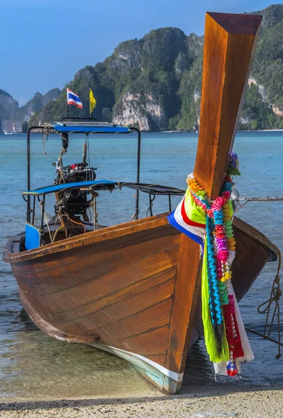 Boats on beach island in Thailand