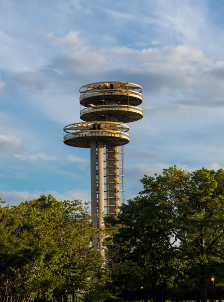 Towers of New York State Pavilion in Flushing Meadows Corona Park