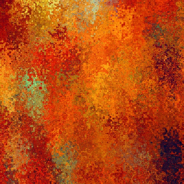 Art abstract pixel geometric pattern background in red, orange,
