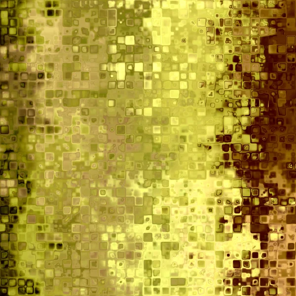 Art abstract pixel geometric  pattern background in yellow, gold