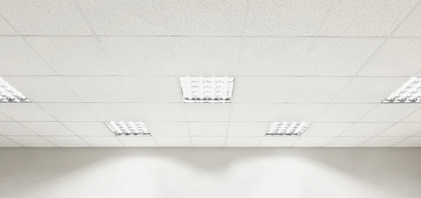 Fluorescent lamp on ceiling