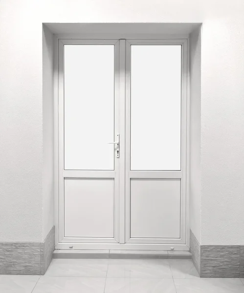 Closed White Door