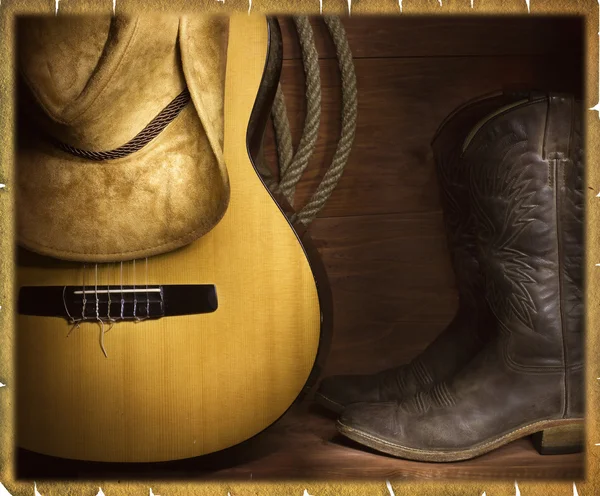 Cowboy country music background