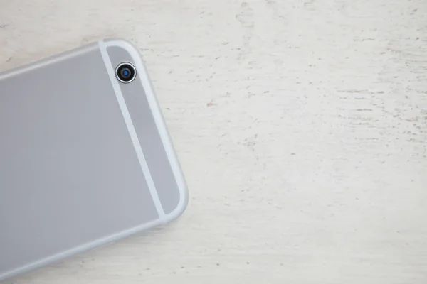 New popular smart phone on white background