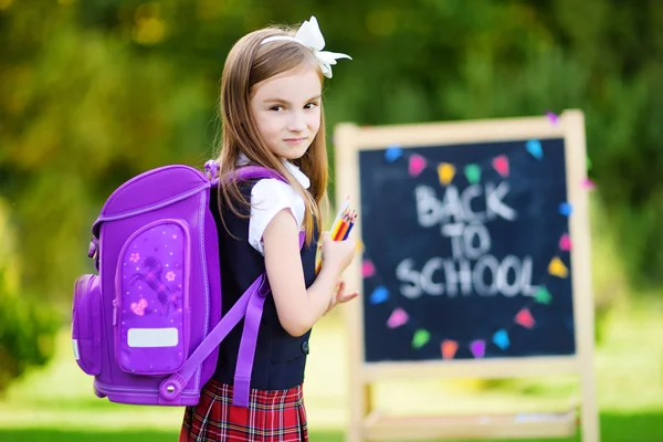 Girl is going back to school