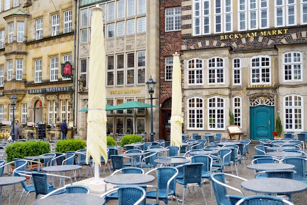 Historic facades of Market Square in Bremen