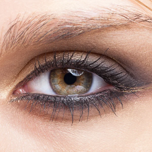 Closeup shot of woman eye