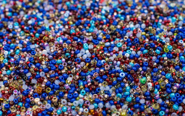 Glass Seed Bead Background