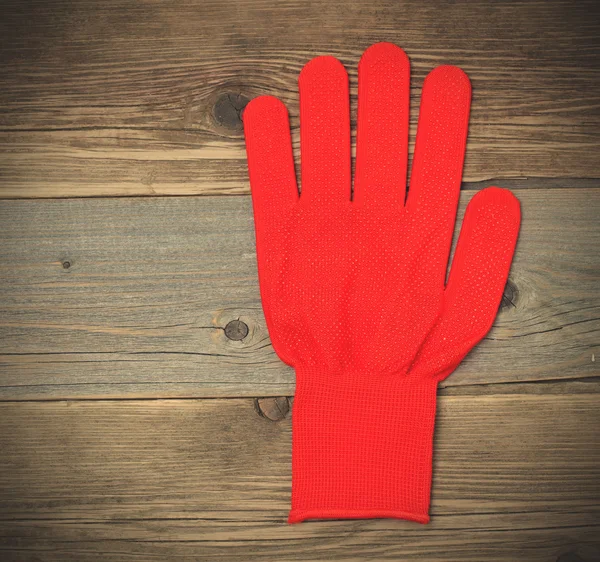 Red work glove