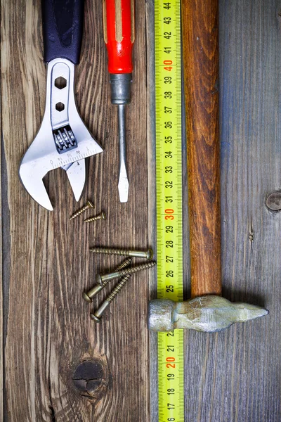 Still life with old locksmith tools