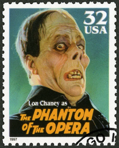 USA - 1997: shows portrait of Leonidas Frank Lon Chaney (1883-1930) as The Phantom of the Opera, series Classic Movie Monsters
