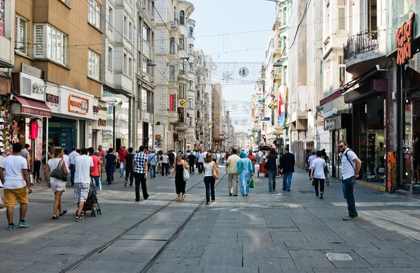 People on Istiklal Street