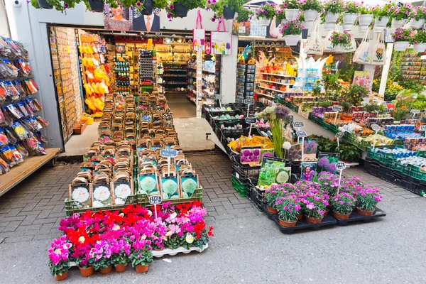 The flower market in Amsterdam