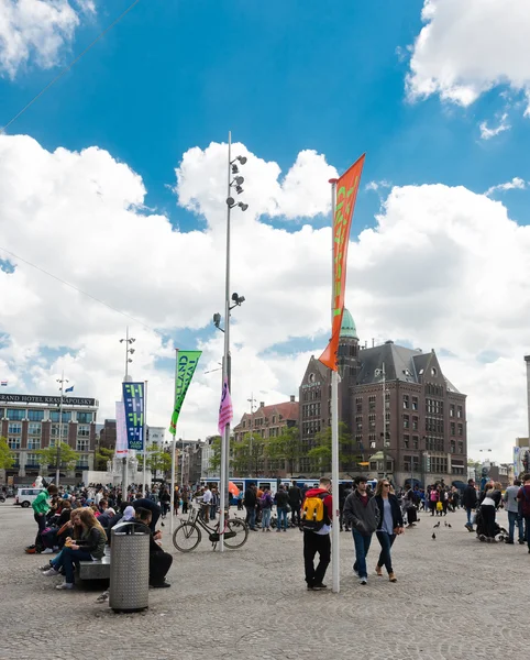 Tourists at the Dam Square