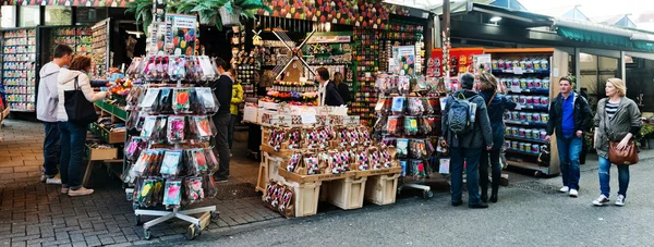 The flower market in Amsterdam