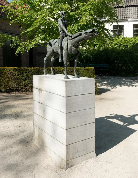 The Arendts Garden has modern sculpture representing the Four Ho
