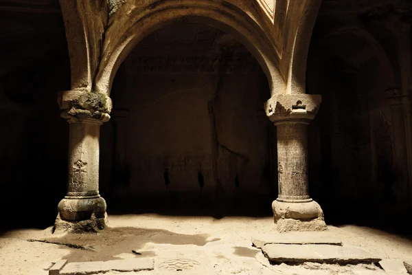 Ancient monastery Geghard in Armenia
