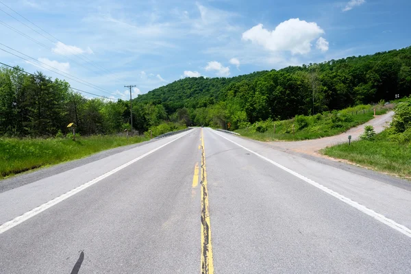 Empty highway in Pennsylvania