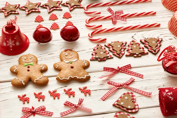Cookies, candies and handmade decorations