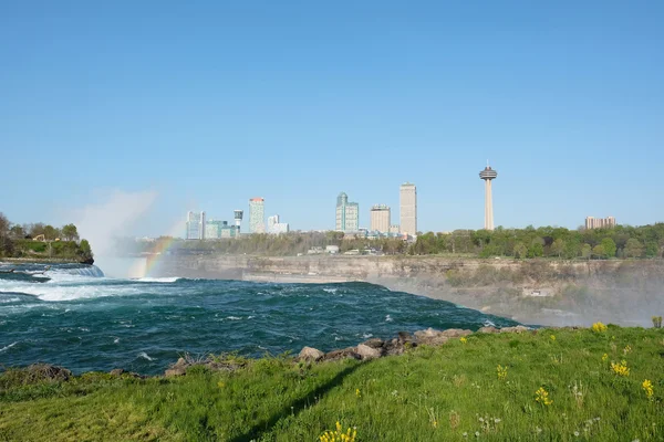 Niagara Falls with rainbow