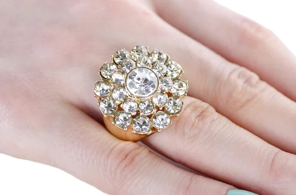 Jewellery ring worn on the finger