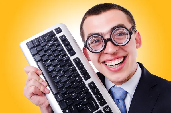 Computer geek nerd - Stock Image - Everypixel