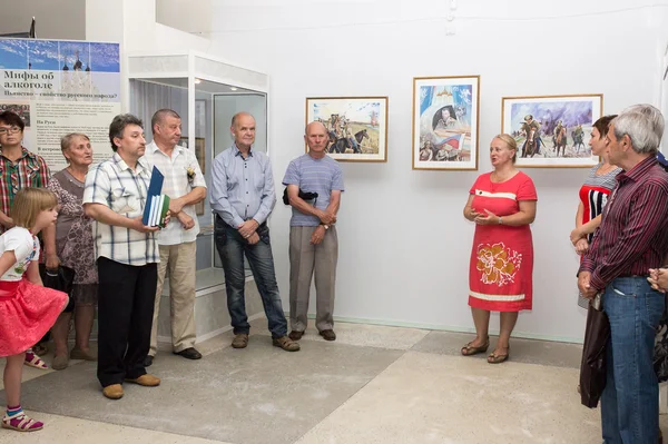 Opening of the exhibition of paintings