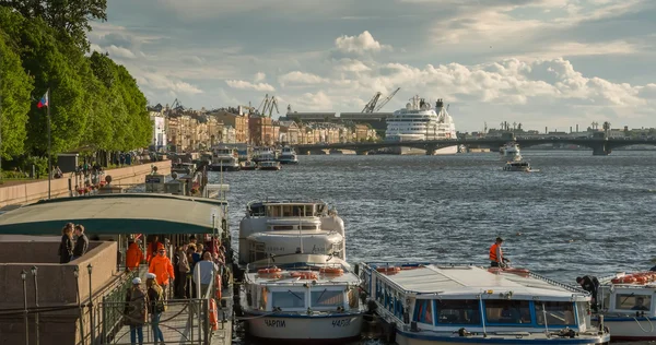 Ocean liner in St. Petersburg