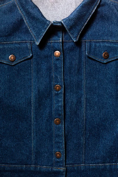 Dark blue shirt texture closeup