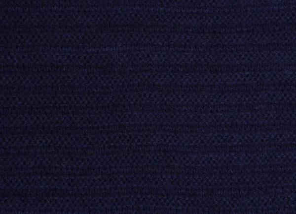 Blue knitted fabric