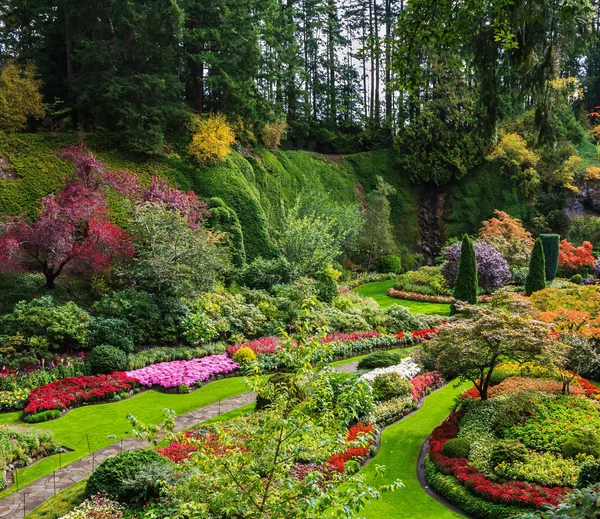 Beautiful gardens on Vancouver Island, Canada