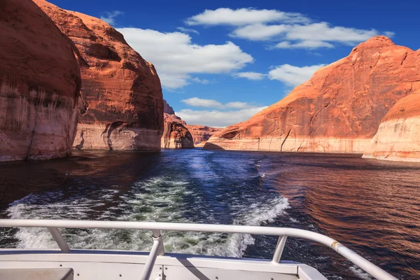 Walk on the tourist boat