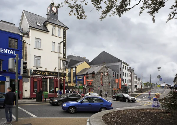 Evening street in the center of Galway