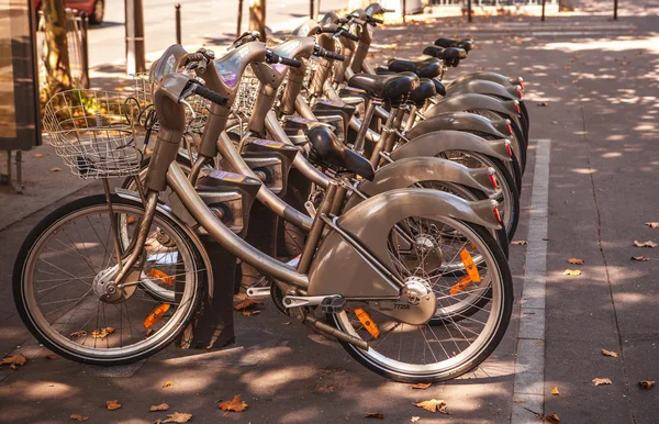 Bicycles for rent. Paris - France.