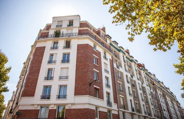 Facade of traditional building in Paris