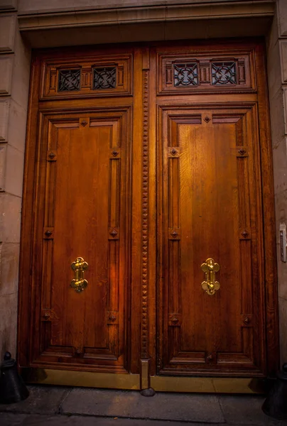 Old wooden door in Paris