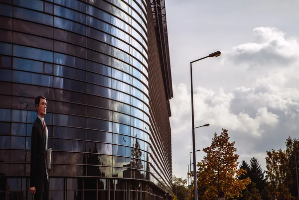 Modern architecture of European buildings. Luxembourg