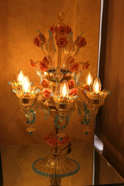 Murano glass lamp in Italy