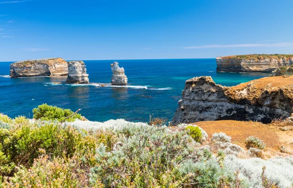 Amazing cliffs of Great Ocean Road in Victoria - Australia