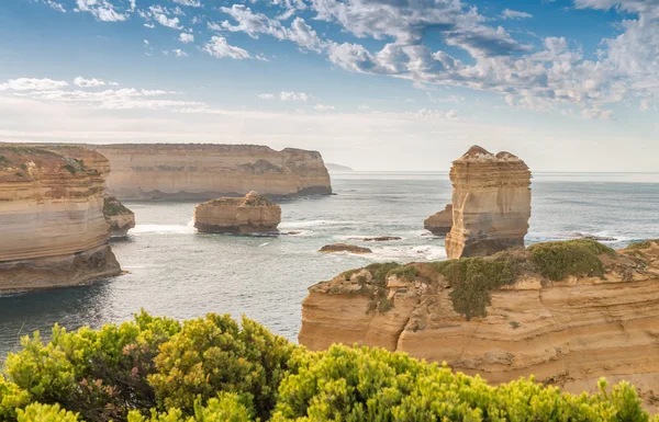 Wonderful cliffs scenario along the Great Ocean Road, Australia