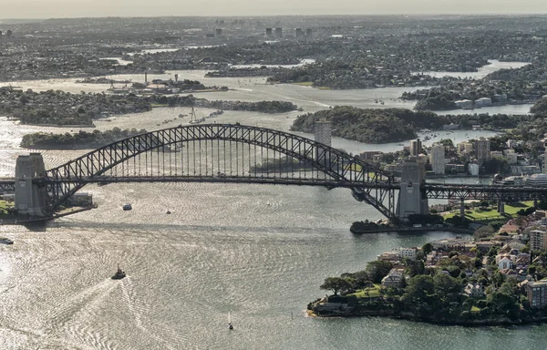 Sydney aerial view from helicopter, Australia